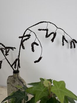 Two Handmade Wire Catkin Stems, 7 of 12