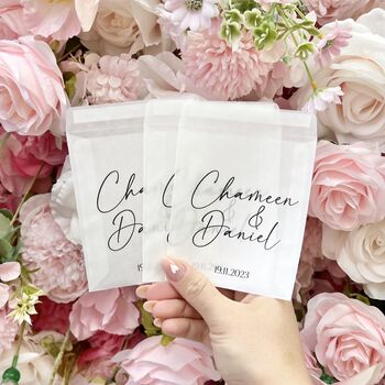 10 Printed Confetti Bags | Peel And Seal Packets, 3 of 11