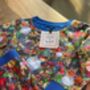 Personalised Children's Jersey Floral Disco P Js, thumbnail 2 of 2