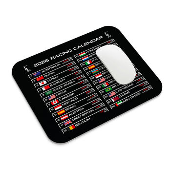 Formula 2026 Racing Calendar Mouse Mat Desk Pad, 2 of 3
