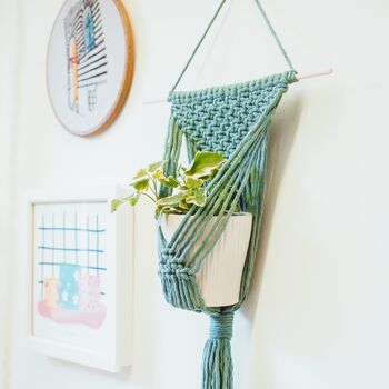 D.I.Y. Macrame Wall Plant Hanger Kit, 5 of 8