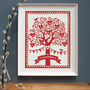Personalised Framed Family Tree, thumbnail 3 of 5