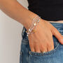 Silver Plated Star Multilayer Bracelet, thumbnail 4 of 8