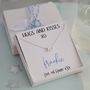 Sterling Silver Hugs And Kisses X O Necklace, thumbnail 3 of 7