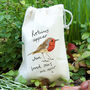 Robin Gift Bag With Bird Seed, thumbnail 1 of 2