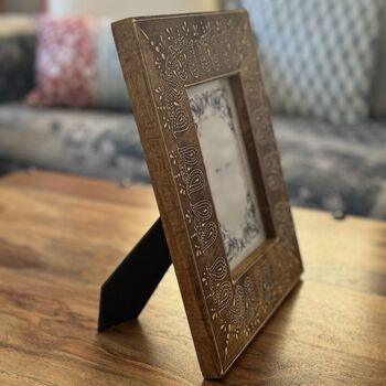 Wooden Picture Frame: Tabletop Photo Display, Artisan Crafted, 8 of 12