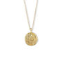 Aquarius Zodiac Coin Pendant Necklace, thumbnail 2 of 5