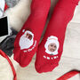 Personalised First Married Christmas Photo Socks, thumbnail 2 of 3