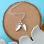 Sterling Silver Holly Necklace, thumbnail 3 of 12