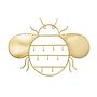 Gold Bee Jewellery Holder, thumbnail 2 of 3