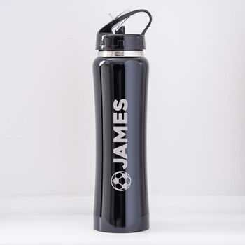Personalised Football Sports Style Thermos Water Bottle, 2 of 6