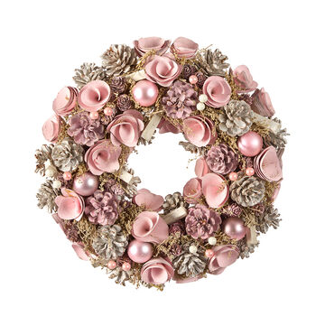 Pink Roses Wreath, 2 of 7