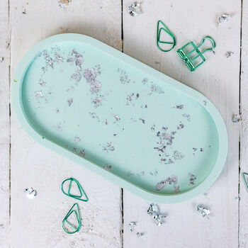 Pastel Oval Jesmonite Trinket Tray, 7 of 8