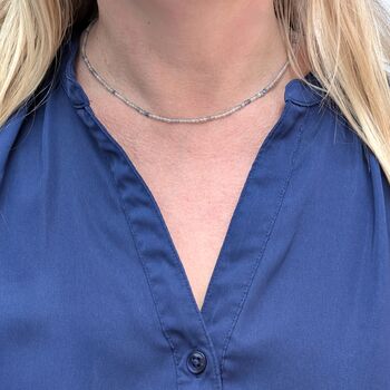 K2 Jasper Gemstone Beaded Necklace, 2 of 6