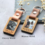 Personalised Leather Keyring Photo Gift, thumbnail 2 of 11