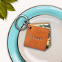 Personalised Dad Multi Photo Flip Leather Keyring, thumbnail 2 of 8