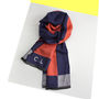 Personalised Men's Colourblock Cashmere Scarf, thumbnail 7 of 9