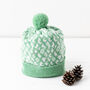 Bright Leopard Knitted Pom Pom Hat, thumbnail 3 of 11
