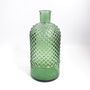 Recycled Glass Diamond Bottle Vase In Seven Colours, thumbnail 2 of 8