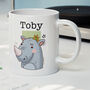 Children's Personalised Animal Rhino Gift Mug, thumbnail 1 of 4
