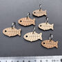 Wooden Fish Cat ID Tag Personalised, thumbnail 11 of 12