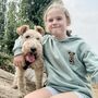 Personalised Children's Motif Hoody With Pet On, thumbnail 4 of 12