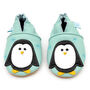 Dotty Fish Penguin Soft Leather Baby Shoes With Barefoot Soles, thumbnail 7 of 11