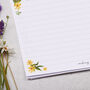 A4 Personalised Letter Writing Paper Meadow Flowers, thumbnail 2 of 5