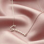 Script Name Necklace, thumbnail 3 of 9