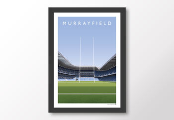 Murrayfield Stadium Scotland Rugby Poster, 8 of 8