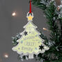 Personalised Christmas Tree Hanging Decoration, thumbnail 1 of 2