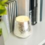 Silver And Gold Foil Effect Candle Holder, thumbnail 1 of 6