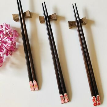Tokyo Cherry Blossoms Wooden Chopsticks, 9 of 12