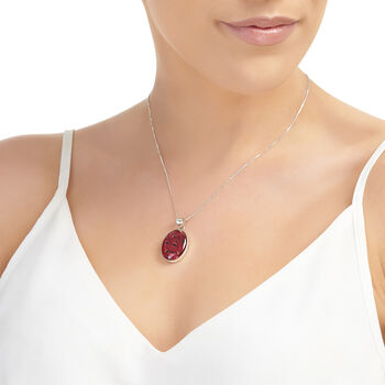 Poppy Pendant – Real Flowers In Five Silver Designs, 4 of 12
