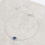 Sapphire And Sterling Silver Bracelet, thumbnail 1 of 5