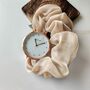 Handmade Cream Changeable Elastic Women Wristwatch, thumbnail 6 of 7