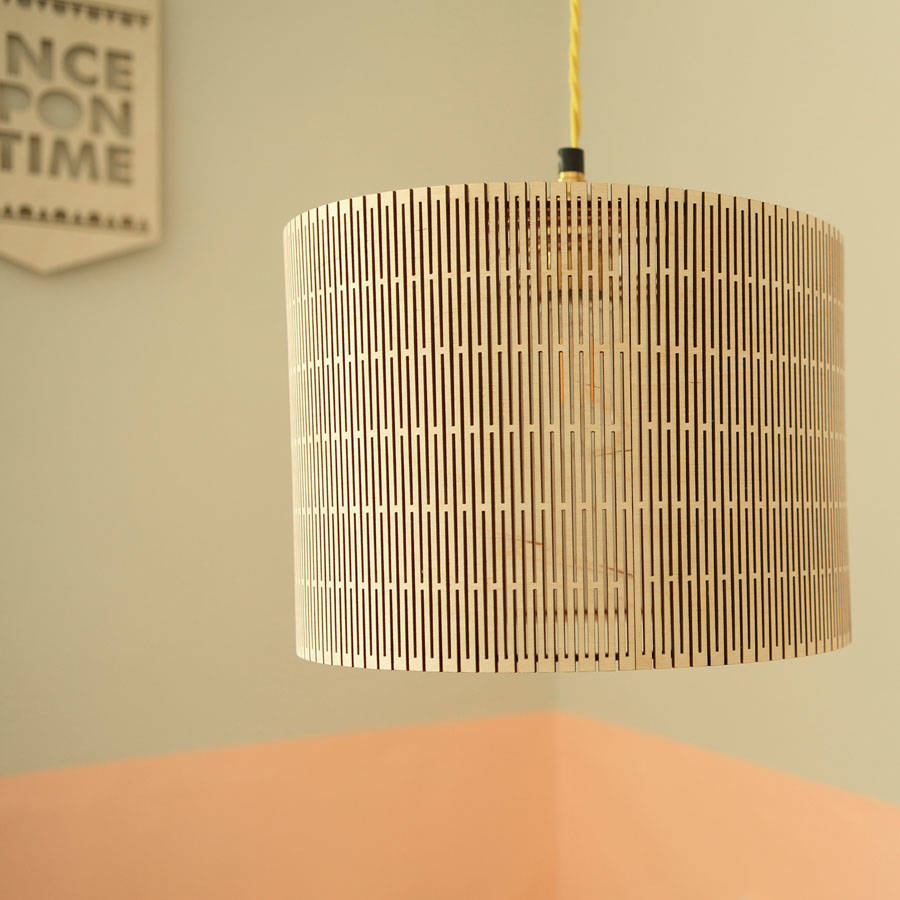 large drum lampshade by snÖrk