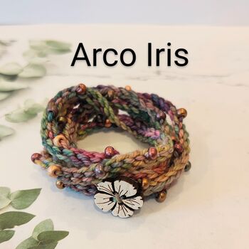 British Handmade Friendship Wraparound Bracelet, 2 of 9