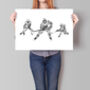 Ice Hockey Poster Print, thumbnail 1 of 3