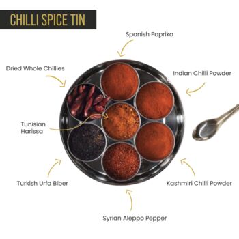 Spice Kitchen Chilli Collection With Storage Tin, 2 of 7