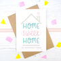 Personalised Home Sweet Home Card, thumbnail 1 of 8