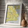 Personalised Scratch Off UK 92 Football Grounds Print, thumbnail 3 of 10