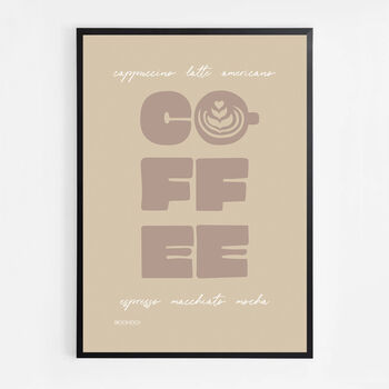 Coffee Types Print, 5 of 7