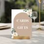 Beige Cards And Gifts Wedding Sign Board, thumbnail 5 of 5