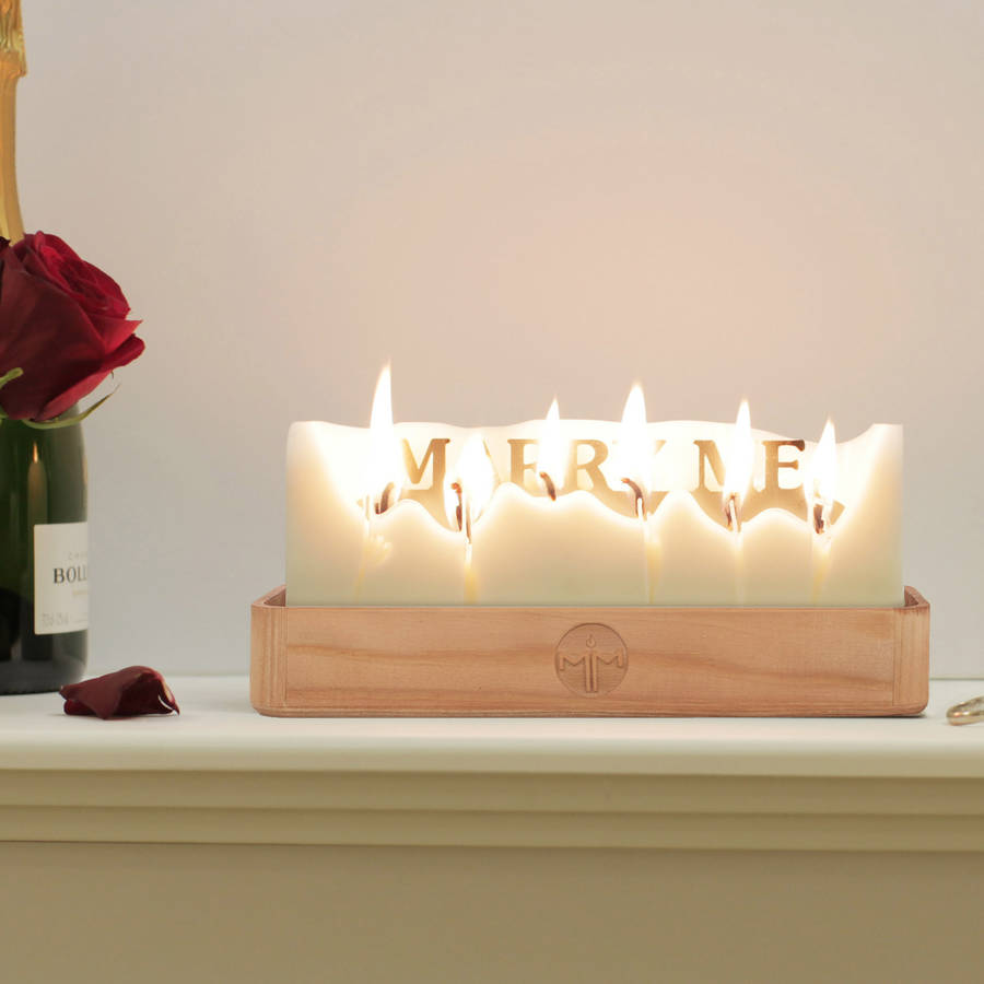 Secret Message Melting Candle By The Letteroom