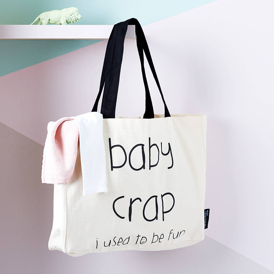 'Baby Crap… I Used To Be Fun' Tote Bag, 1 of 12