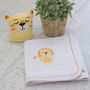 Lion Stretchie Swaddle And Beanie Set, thumbnail 3 of 4
