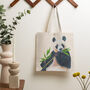 Giant Panda Canvas Tote Bag, thumbnail 4 of 6