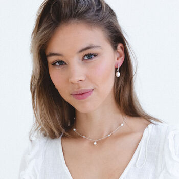 Dainty Freshwater Pearl Necklace, 4 of 4