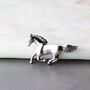 Sterling Silver Horse Brooch, thumbnail 1 of 10